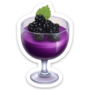 Juice with Blackberry spiced pear sticker