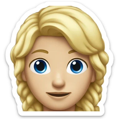 Garçon Blond aux yeux bleus foncés qui porte un ensemble Nike  sticker