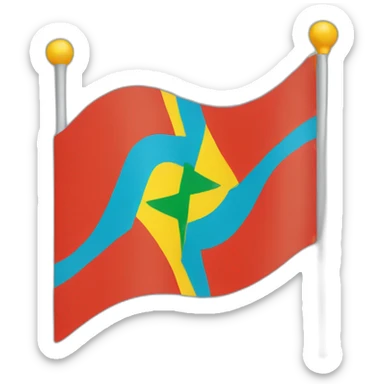 amazigh flag sticker