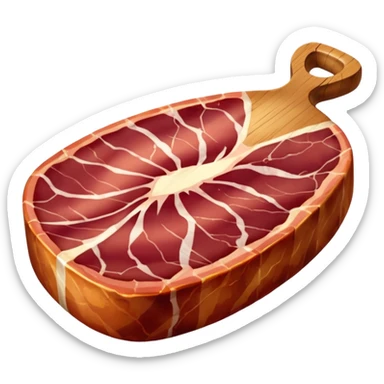 pata de jamón iberico sticker