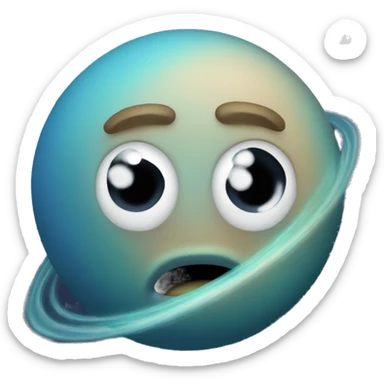 neptune planet sticker