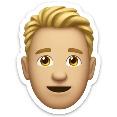 un emoji avc des cernes sticker