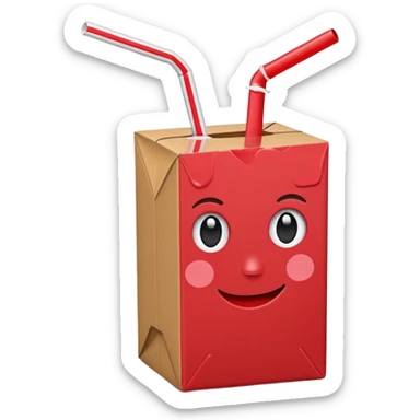 juice box RED sticker