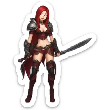 Katarina league of legends sexy sfw sticker
