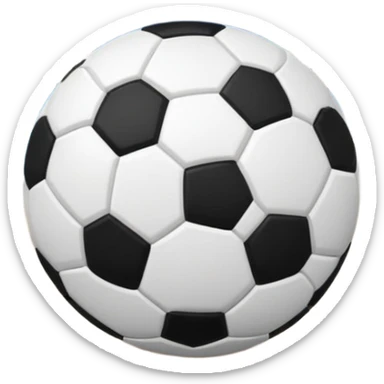 soccer ball with Sochi beach and mountains in background sticker