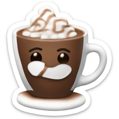 Hot chocolate  sticker