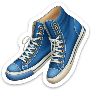 jean shoes sticker