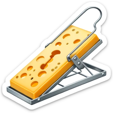 Mouse trap sticker
