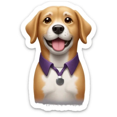 dog Sommelier wine sticker