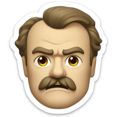 Angry Nietzsche sticker