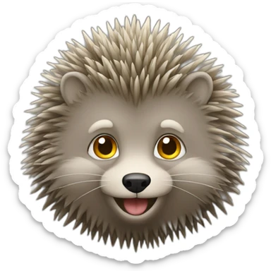 Hérisson sticker