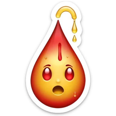 urina com sangue sticker