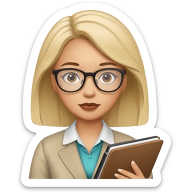 Psicóloga anotando sticker