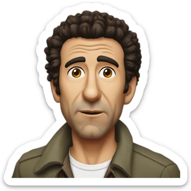 cosmo kramer sticker
