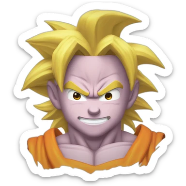 goku super saiyan 3 sticker