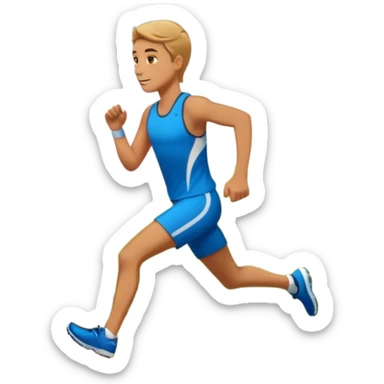 running up hill sticker