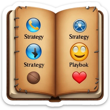 strategy playbook sticker