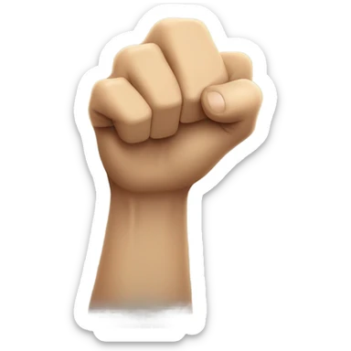 Concert fist & head banging sticker