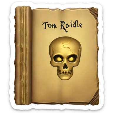 Tom Riddle's diary sticker