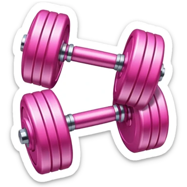 mancuernas rosas sticker