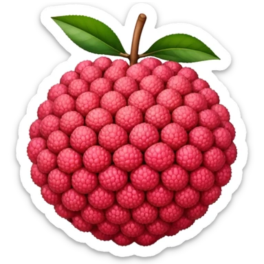 lychee fruit sticker