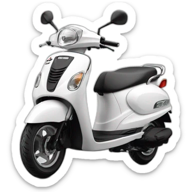 Suzuki access 125 scooter white Indian model  sticker