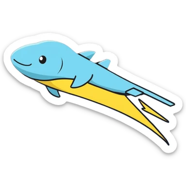 Caseoh falling from sky sticker