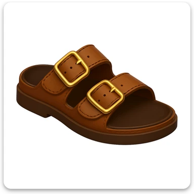 Keep the image exactly like the reference but change the green parts to brown. Maintain all other details and style as in the original image. sticker