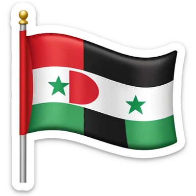 Syria new flag sticker