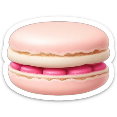 creamy kawaii macaron sticker