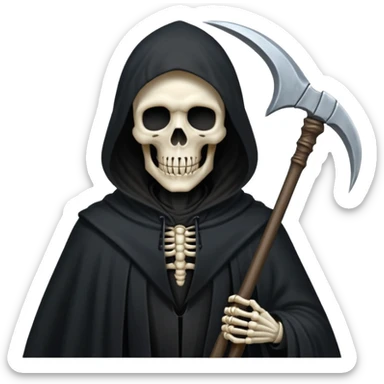 Grim reaper sticker