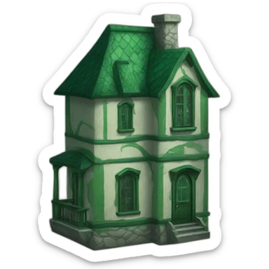 Slytherin house (in harry potter) logo  sticker
