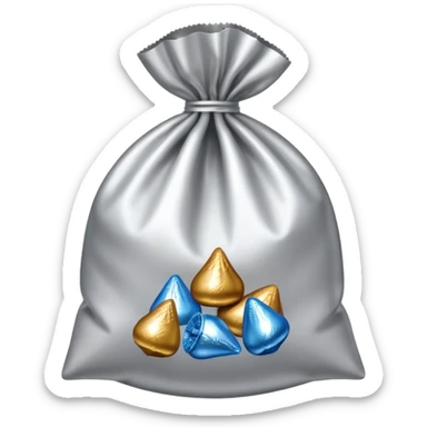 Bag of Hershey’s kisses sticker