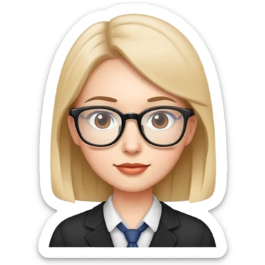 cute English teacher sticker