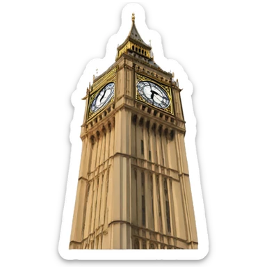 Big ben sticker