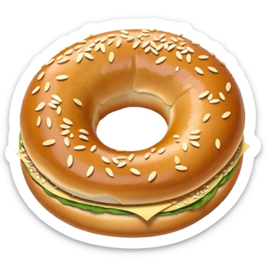 bagel sticker