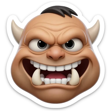 Troll face sticker