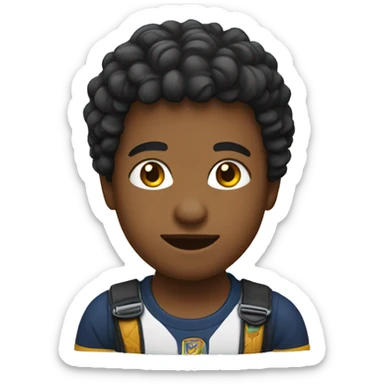 criança brincando sticker