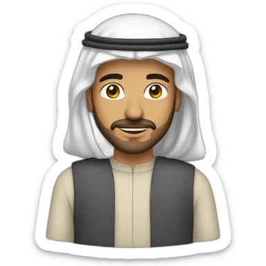 Un arabe qui vole sticker