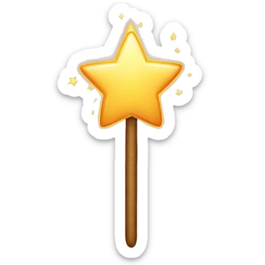 Wand magic sticker