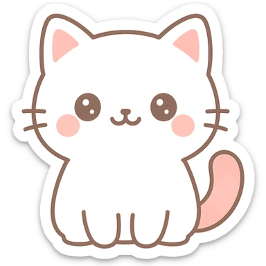 cute cat sticker