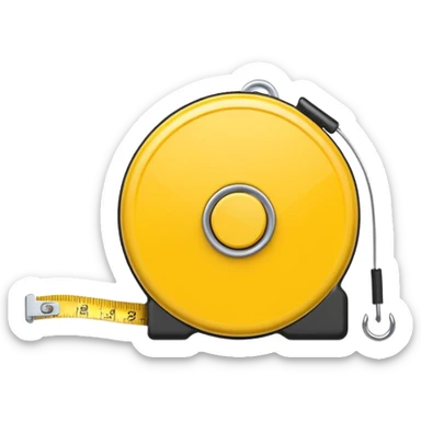 measuring tape
 sticker