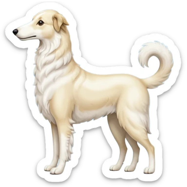 borzoi sticker