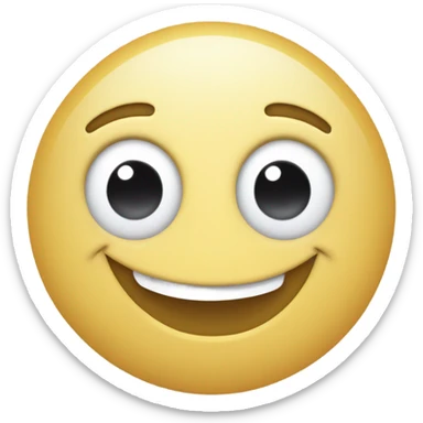 Happy face with feet up sticker