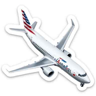 Single American Airlines 737 Max 8 sticker