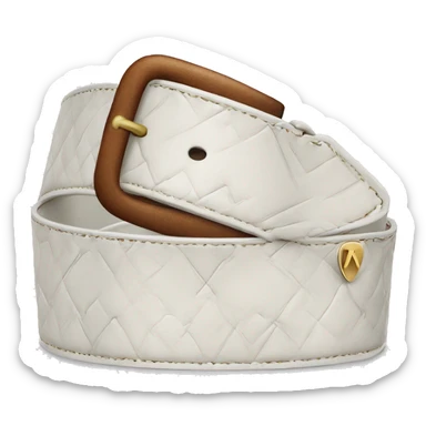 realistic-white-luis-vuitton-belt sticker