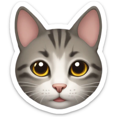Gato molesto sticker