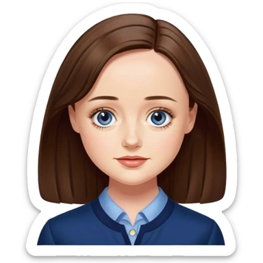 Alexis Bledel in Gilmore Girls sticker