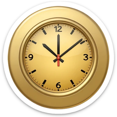 Clock it emoji sticker