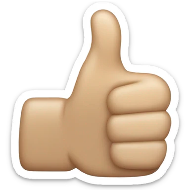 Thumbs up Alan Prost  sticker